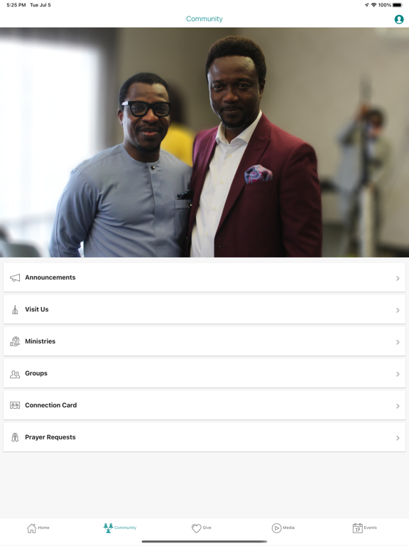 The Upward Church iPad screenshot 2 - Lifestyle app