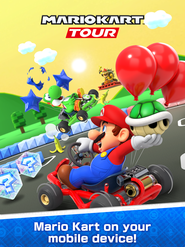 ภาพหน้าจอของ Mario Kart Tour