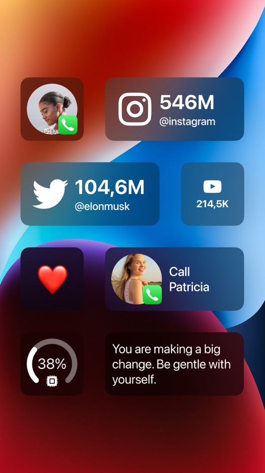 #3. Lock Screen 17 Widget (iOS) 由: Alexandr Zelensky