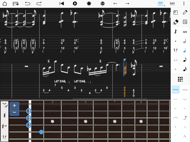 Notion: Music Notation and Tab Screenshot