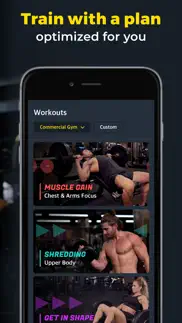 workout planner & gym tracker. iphone screenshot 2