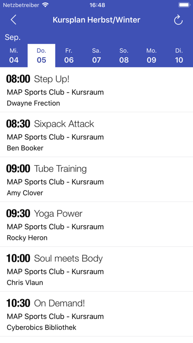 MAP SPORTS CLUB MAINZ Screenshot
