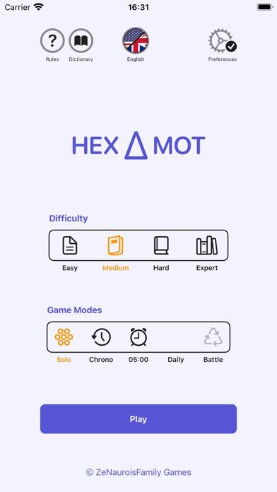 HEX∆MOT Screenshot