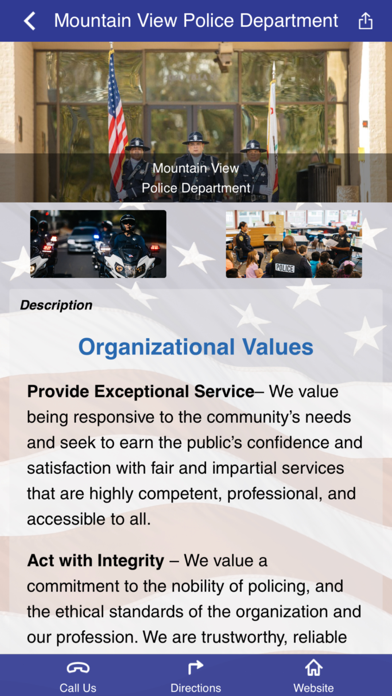 Mountain View Police Depart. Screenshot