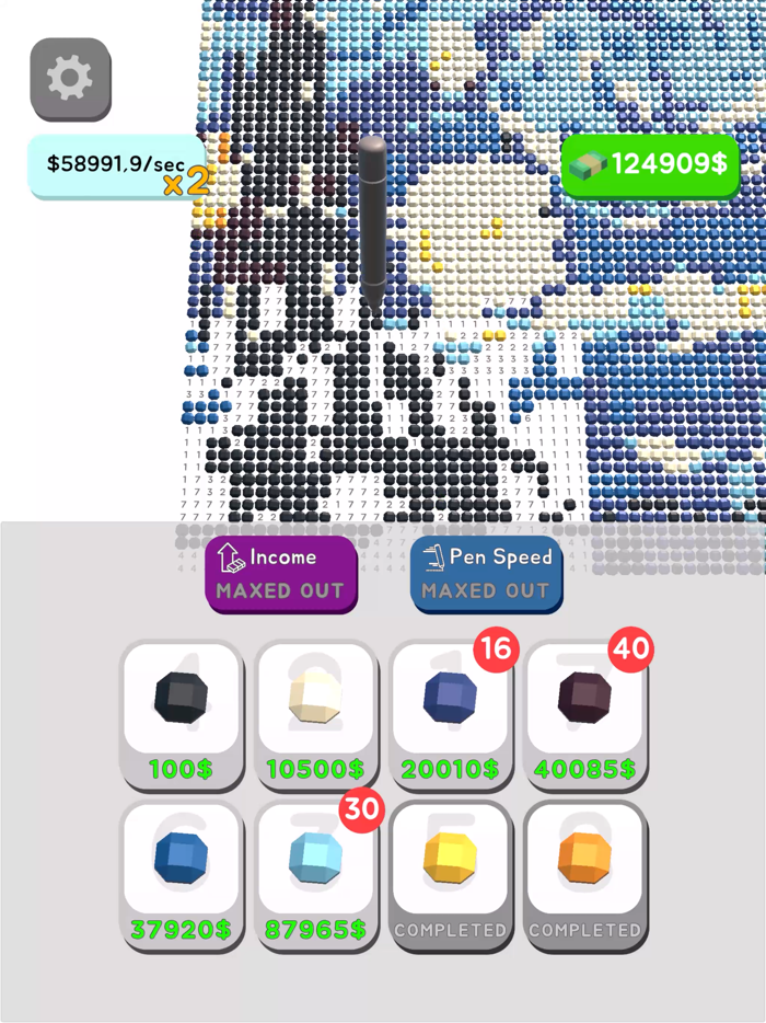 Diamond Art - ASMR Game