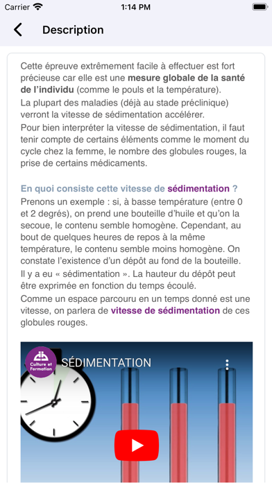 Culture et Formation Screenshot