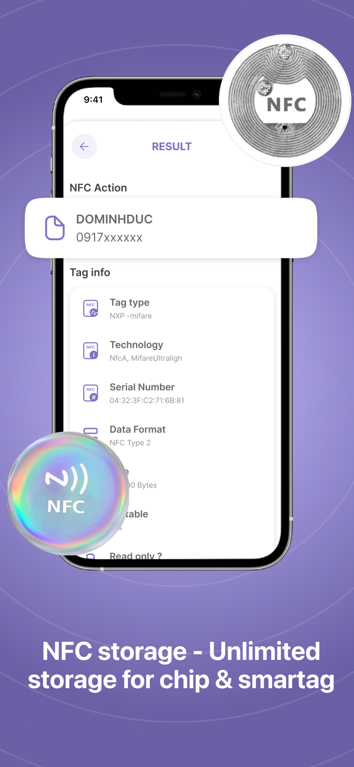 Smart NFC tools - RFID scanner screenshot 4