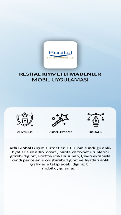 RESİTAL KIYMETLİ MADENLER Screenshot