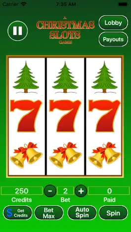 Game screenshot A Christmas Slots Game apk