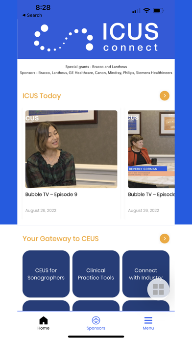 ICUS Connect App Screenshot