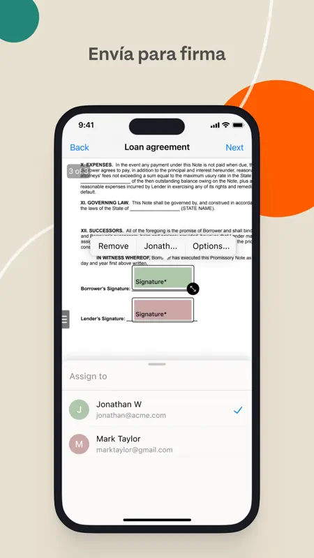 Signeasy Firmar Documentos PDF screenshot 3 of 10