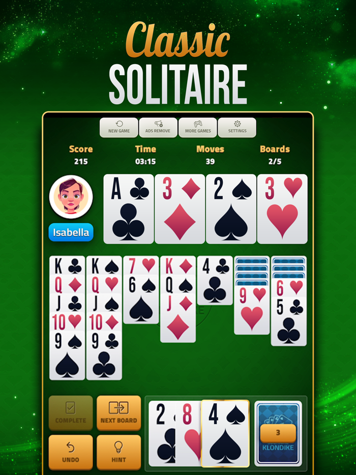Solitaire Offline - Card Game
