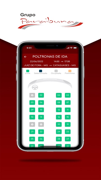 Paraibuna Transportes Ltda Screenshot