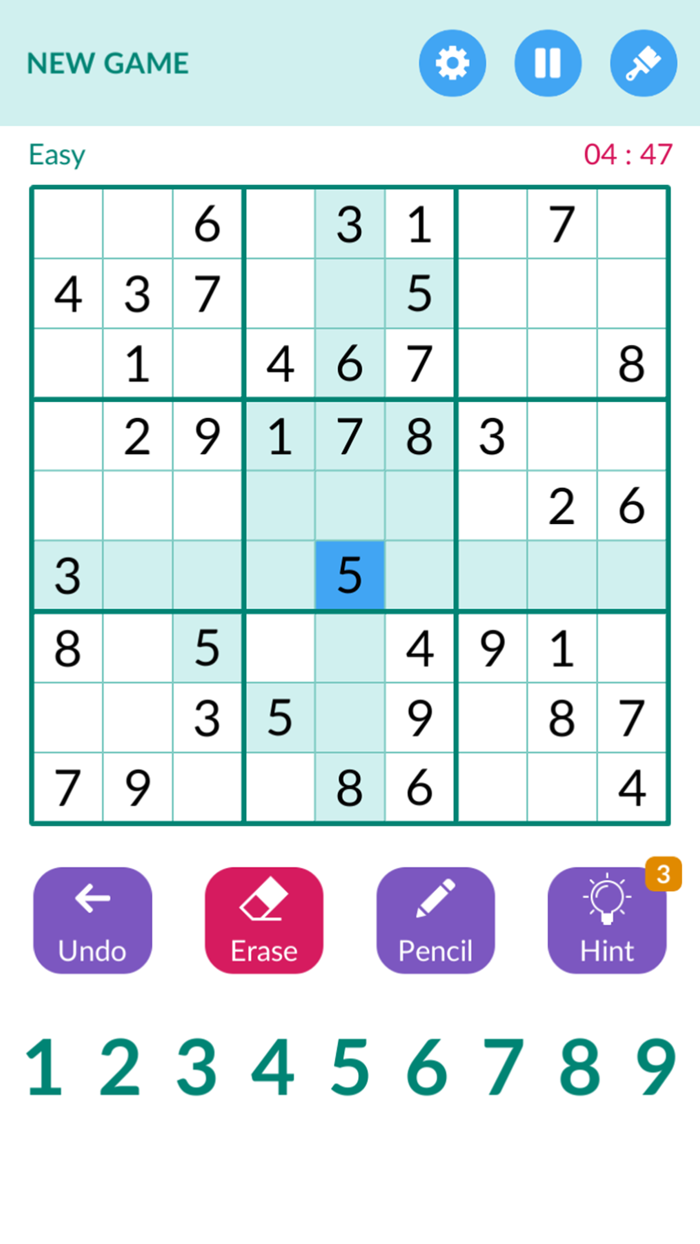SudokuBrain Puzzle Game