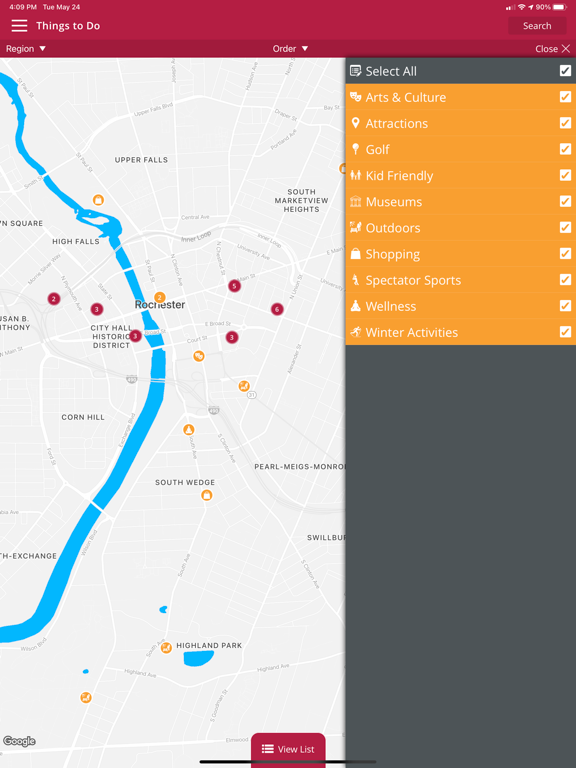 Visit Rochester, NY iPad screenshot 4 - Travel app