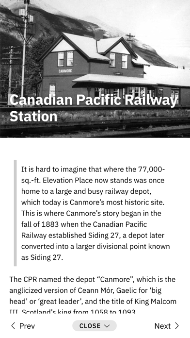 Canmore Museum Screenshot