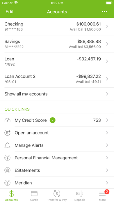 AVAILA BANK MOBILE Screenshot
