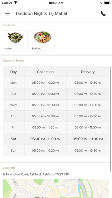 Tandoori Nights Taj Mahal Screenshot