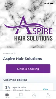 aspire hair solutions iphone screenshot 1