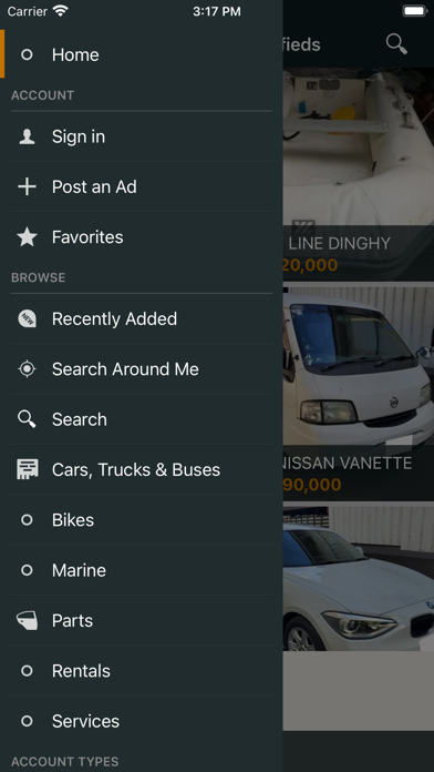 Jamaica Auto Classifieds Screenshot
