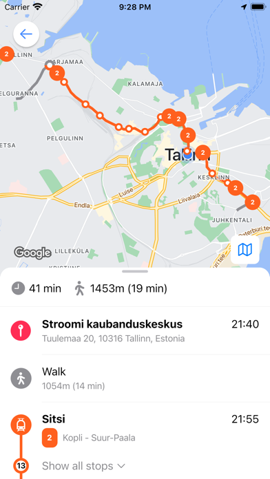 Vedu - Tallinn Transport Screenshot