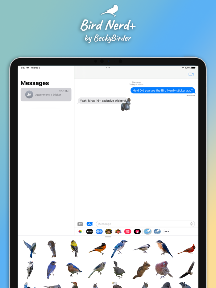 Bird Nerd Sticker Packs