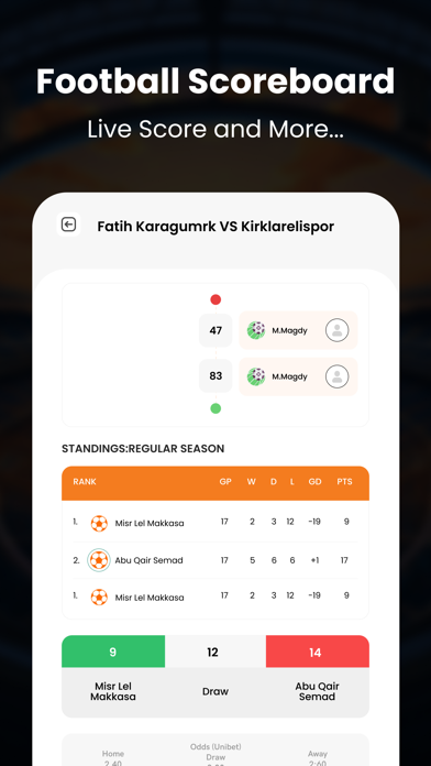 Football Live Score - Soccer Screenshot