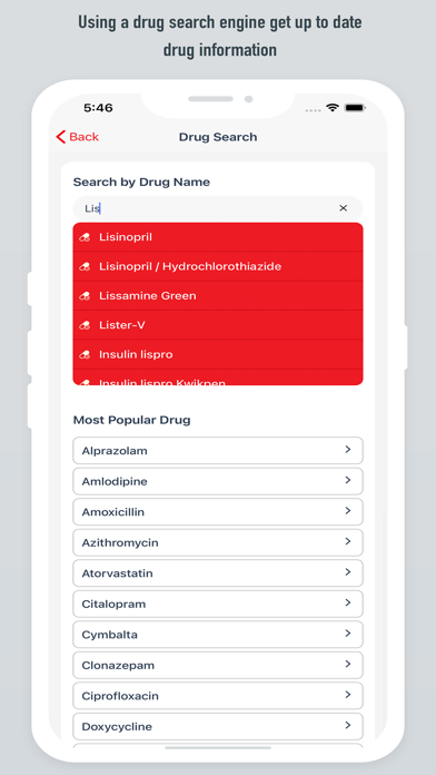 Drug Identifier & Drug Search Screenshot
