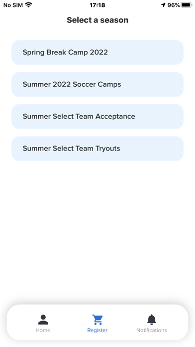 Cardinal Soccer Camps Screenshot