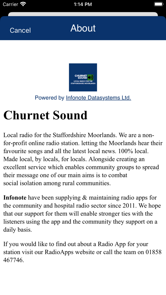 Churnet Sound - 2.66 - (iOS)