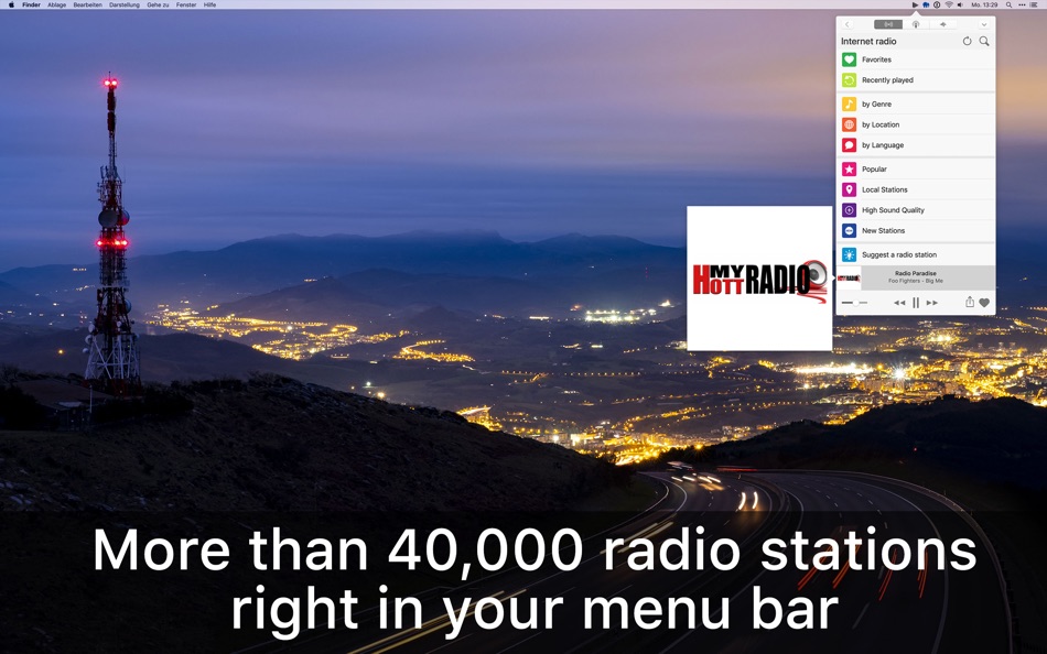 #1. Receiver Radio (macOS) 由: appsolute GmbH