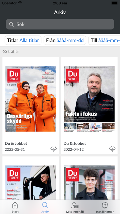 Allt om arbetsmiljö Screenshot