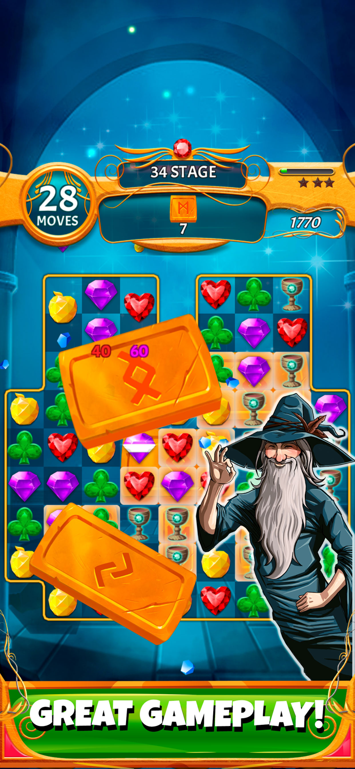 Match 3 Magic Jewels