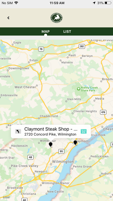 Claymont Steak Shop Screenshot