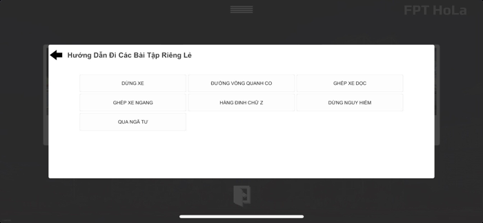 FPT HoLa- Học lái xe mô phỏng