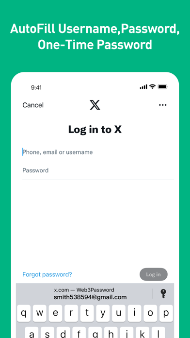 Web3Password Screenshot