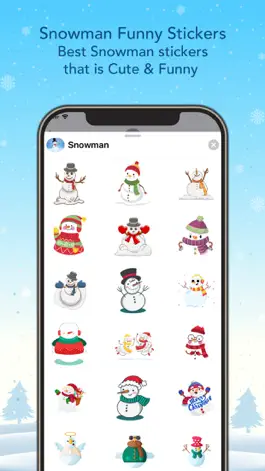 Game screenshot Snowman Funny Stickers! apk