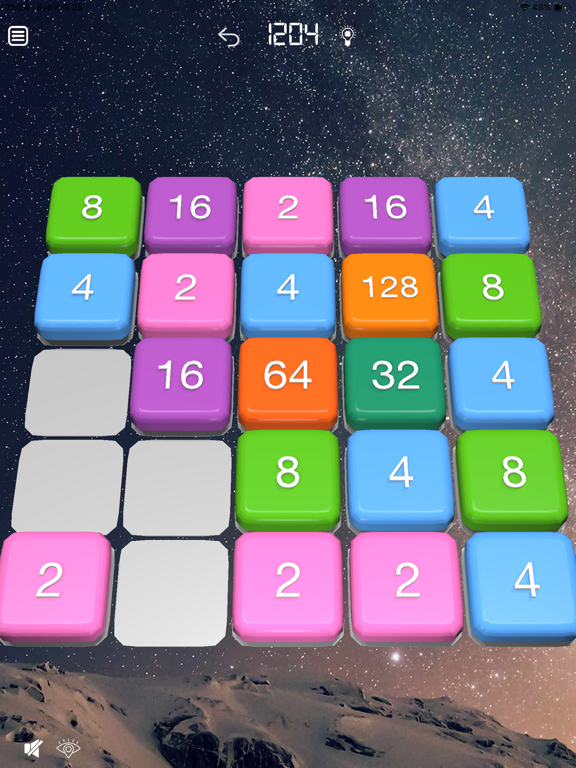 2048: The Coolest Puzzle Game iPad screenshot