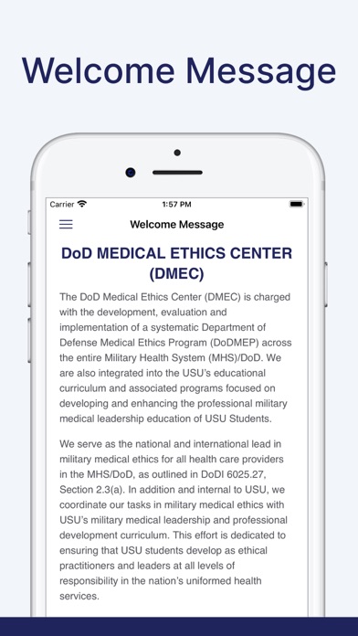 Defense Medical Ethics Screenshot