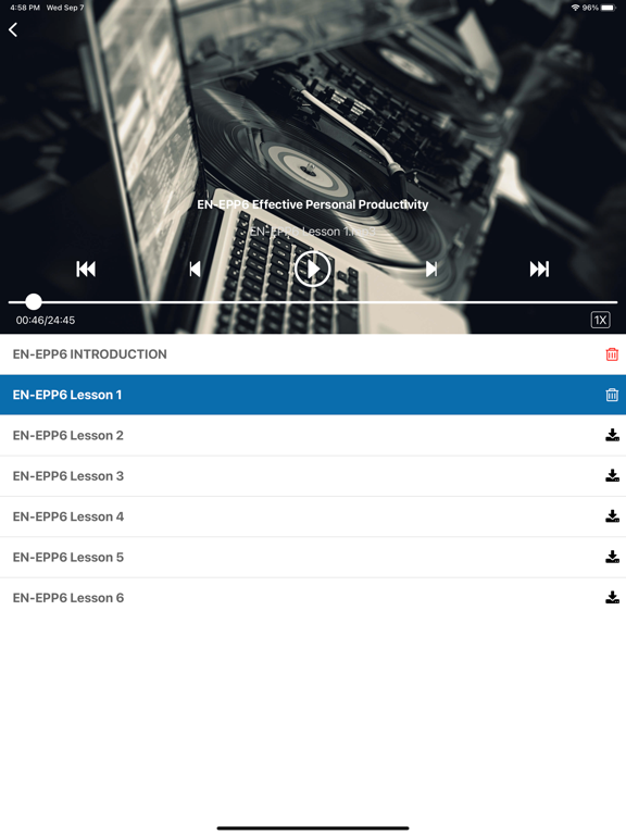 LMI Audio App iPad screenshot 2 - Productivity app