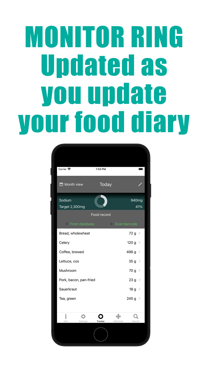 Sodium Counter and Tracker