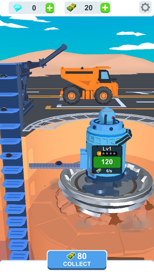 #1. Idle Dig Factory (iOS) 来自: Solid Games