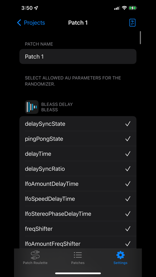 #9. Patch Roulette AUv3 Randomizer (iOS) 由: Cem Olcay