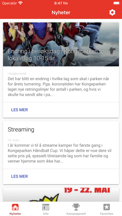 Kongeparken Håndball Cup Screenshot