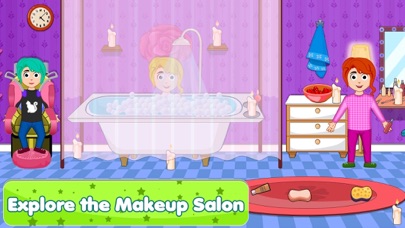 Pretend City Makeup Salon Screenshot