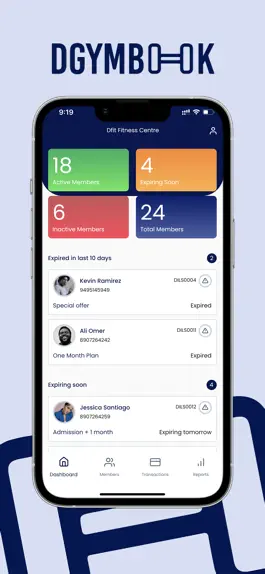 Game screenshot DGymBook apk