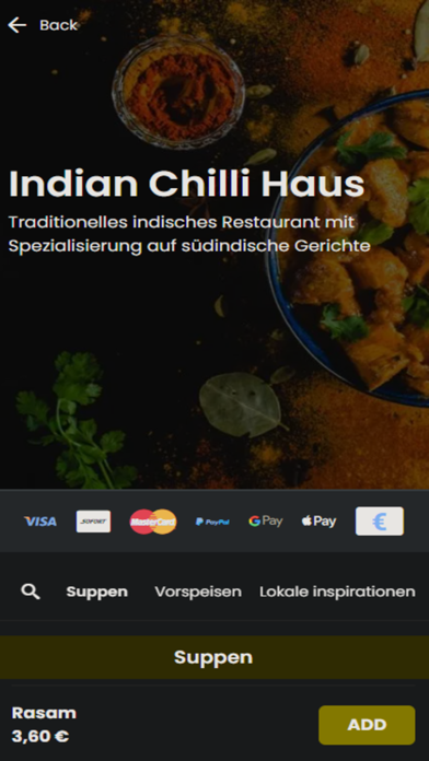 Indian Chilli Haus Screenshot