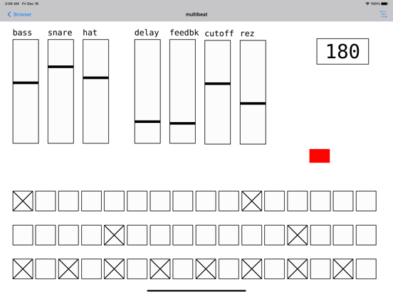 PdParty iPad screenshot 4 - Music app