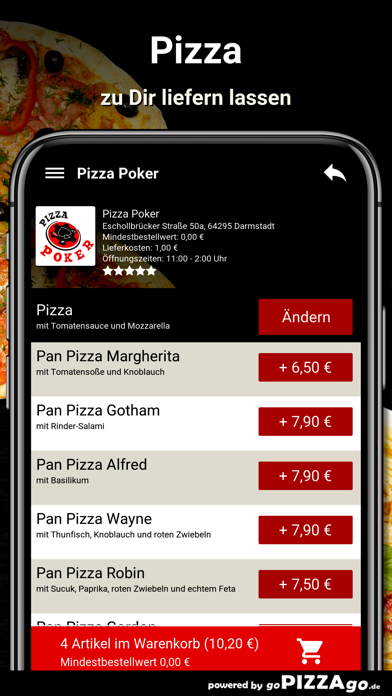 Pizza Poker Darmstadt Screenshot