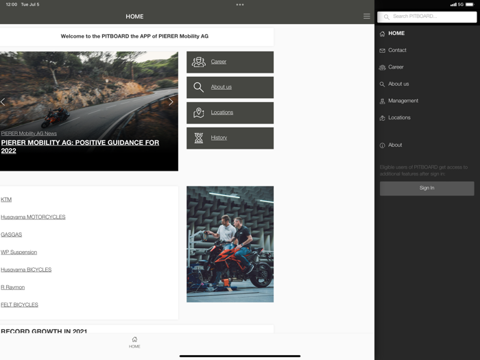 PITBOARD by PIERER Mobility AG